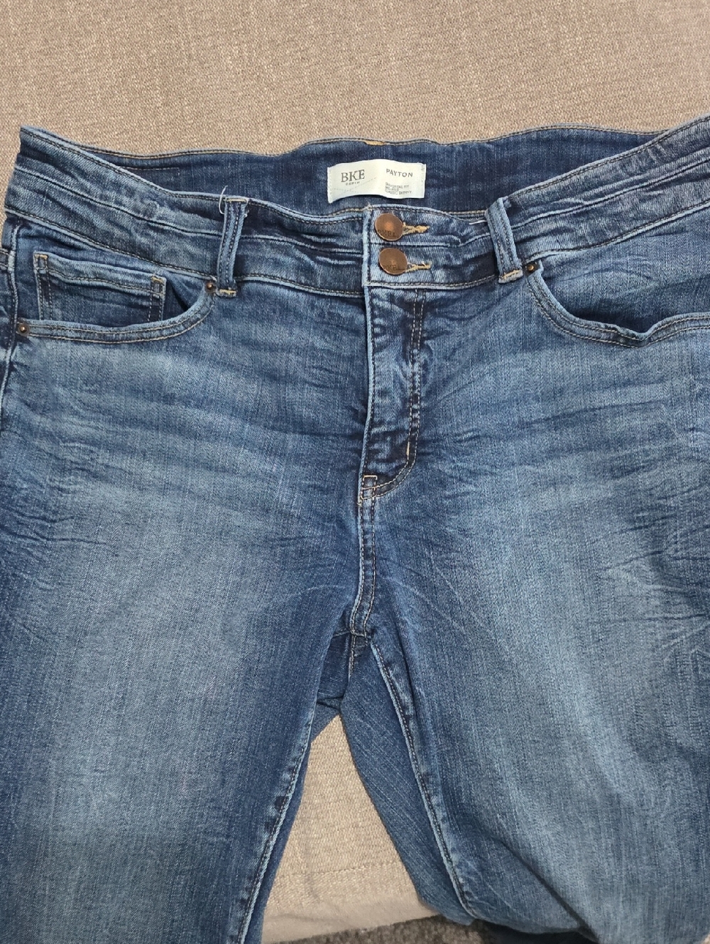 BKE Payton Universal Fit Mid-rise Classic Skinny Denim Jeans 32x 30